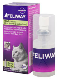 Check out the Feliway Spray Feliway Spray